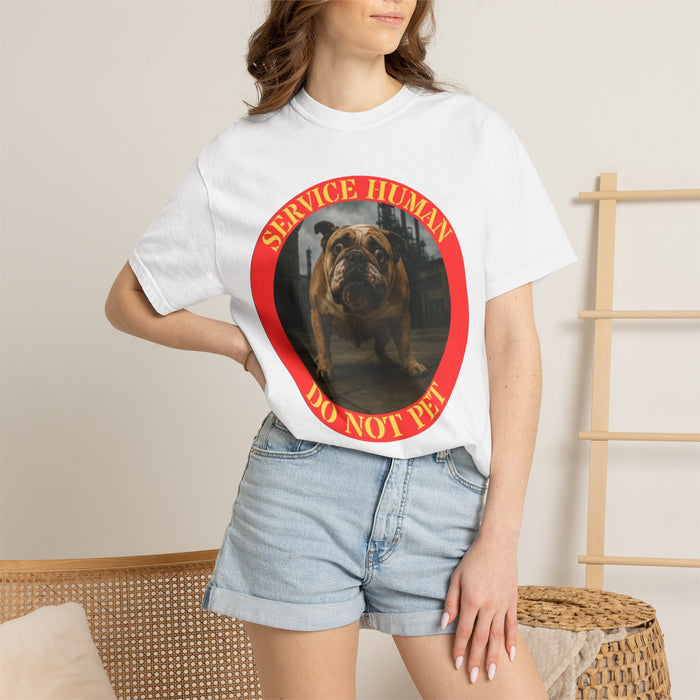 Service Human “Do Not Pet” T-Shirt — Funny Service Dog Quote Tee