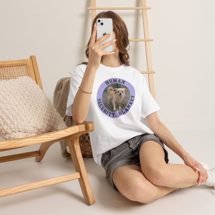 T‑Shirt — "Human Security Blanket" Cute Dog Graphic Tee