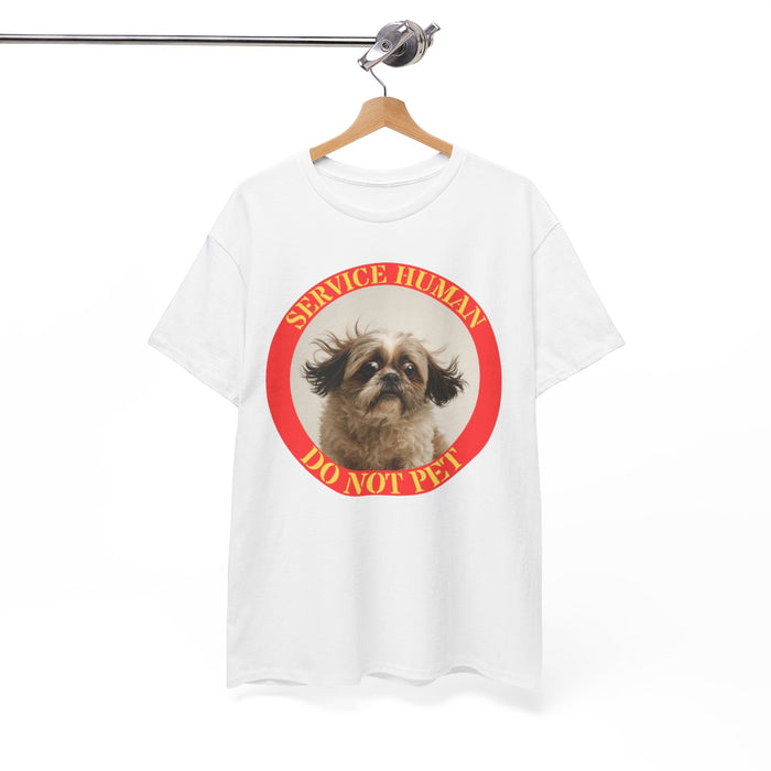 T-Shirt — "Service Human Do Not Pet" Service Dog Humor Tee