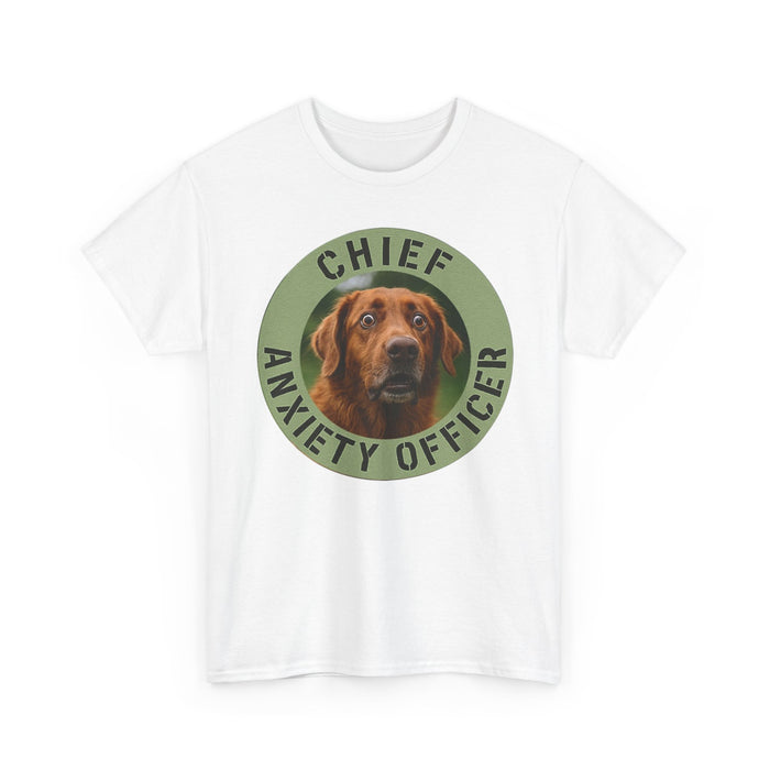 Chief Anxiety Officer T-Shirt – Funny Dog Graphic Tee
