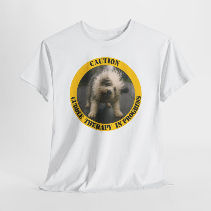 Caution: Cuddle Therapy In Progress T‑Shirt
