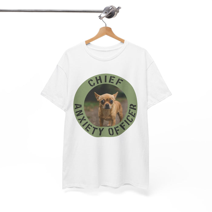 Chief Anxiety Officer T-Shirt — Funny Dog Graphic Tee