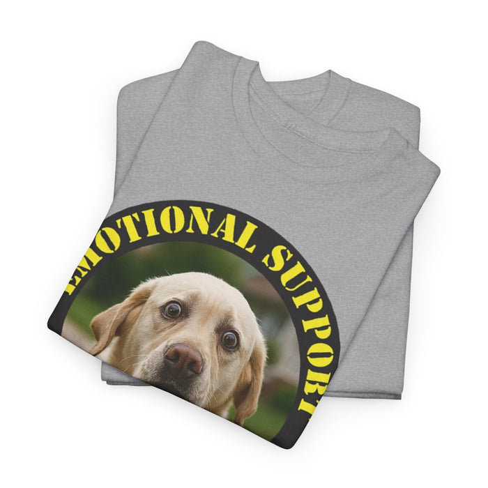 Emotional Support Human T-Shirt — Cute Labrador Pet Therapy Tee
