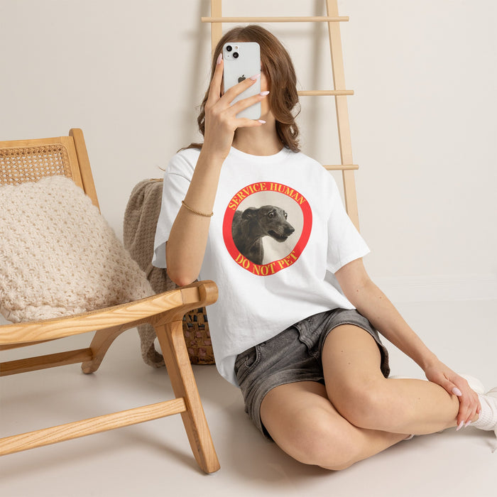 Service Human Do Not Pet T-Shirt — Funny Service Dog Tee