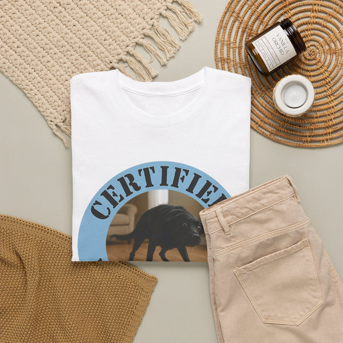 Certified Velcro Dog T-Shirt – Funny Vintage Pet Rescue Tee