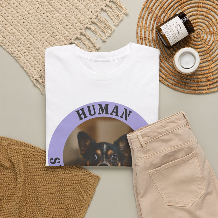 Human Security Blanket T-Shirt — Cute Chihuahua Pet Lover Tee