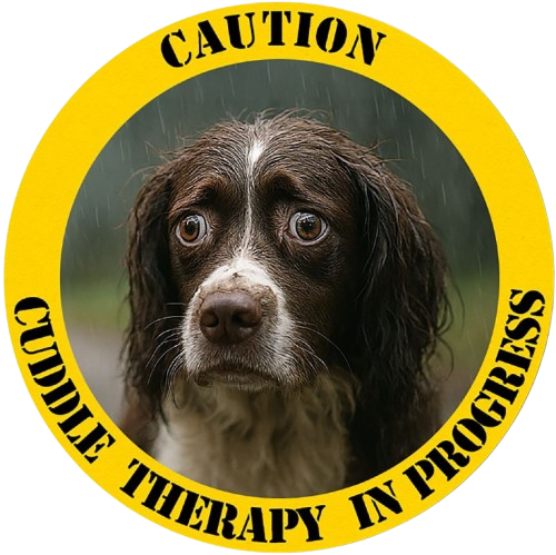 Therapy Dog T-Shirt - "Caution: Canine Therapy in Progress" Comfort Tee