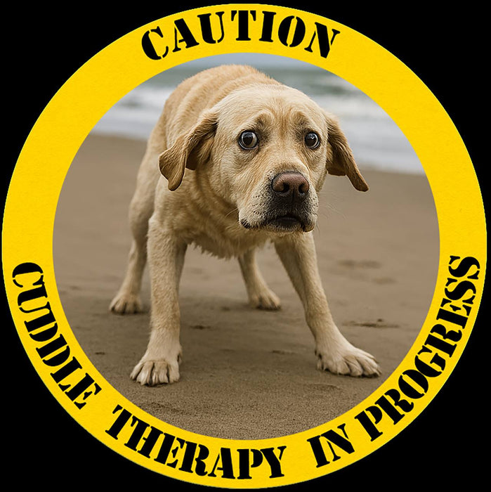 Caution: Canine Therapy In Progress T‑Shirt