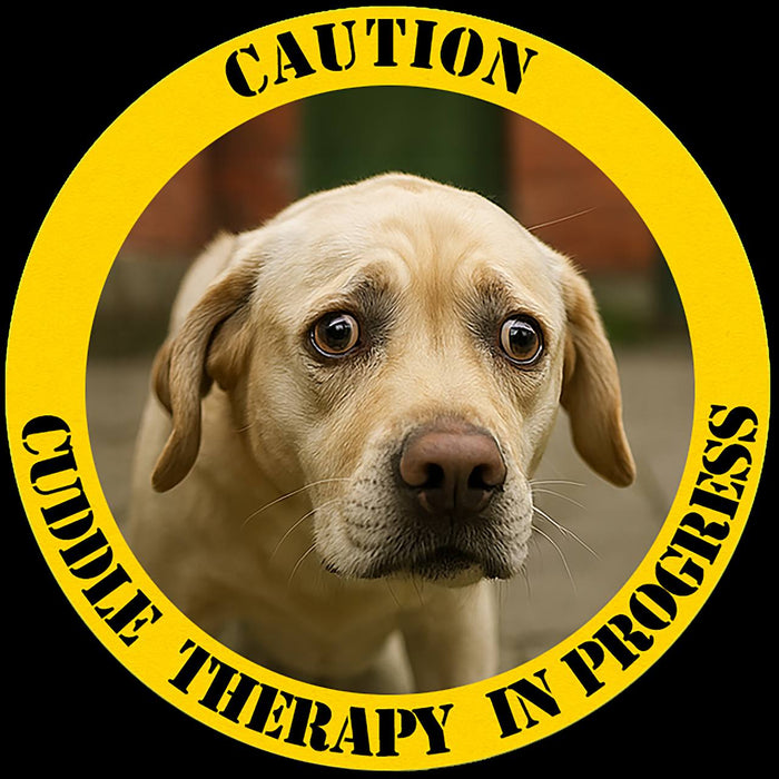 Caution: Cuddle Therapy in Progress Dog Tee