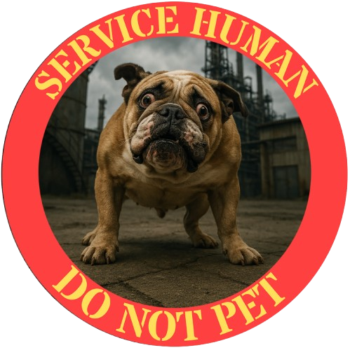 Service Human “Do Not Pet” T-Shirt — Funny Service Dog Quote Tee
