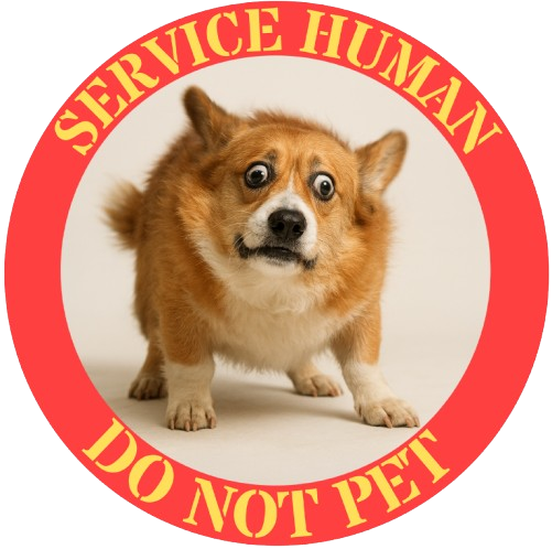Service Human 'Do Not Pet' Corgi T-Shirt