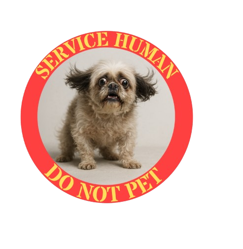 Service Human “Do Not Pet” Dog T‑Shirt