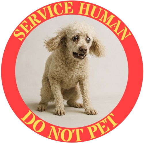 Service Human Do Not Pet T-Shirt — Cute Service Dog Tee