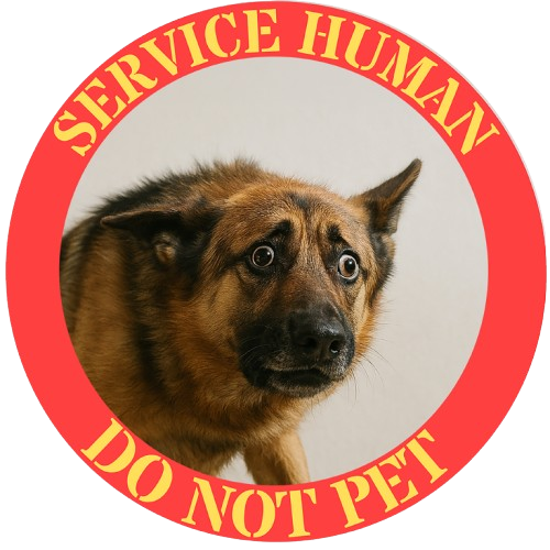 Service Human "Do Not Pet" Dog T-Shirt