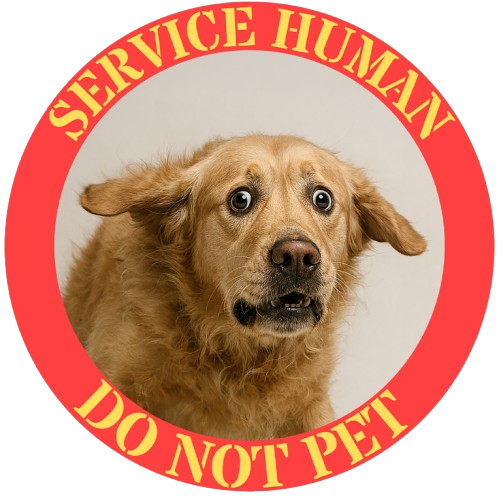 T-Shirt — “Service Human Do Not Pet” Service Dog Support Tee