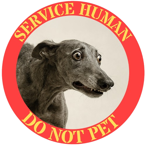Service Human Do Not Pet T-Shirt — Funny Service Dog Tee