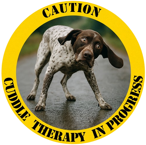 Caution: Canine Therapy In Progress T-Shirt – Dog Lover Graphic Tee