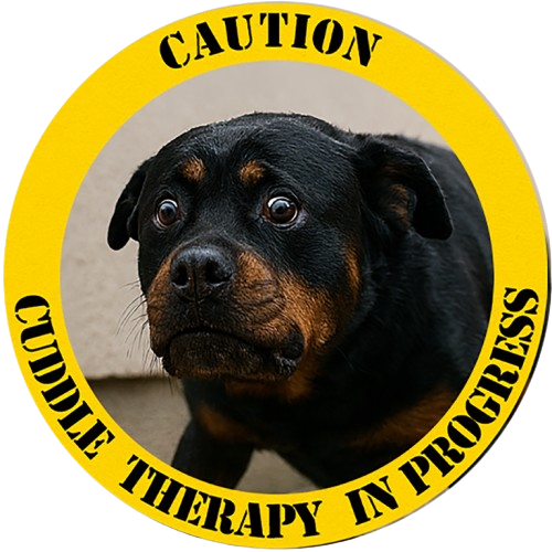 Caution: Canine Therapy in Progress T‑Shirt