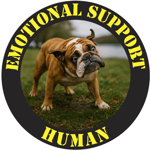 T‑Shirt — “Emotional Support Human” Dog Graphic Tee