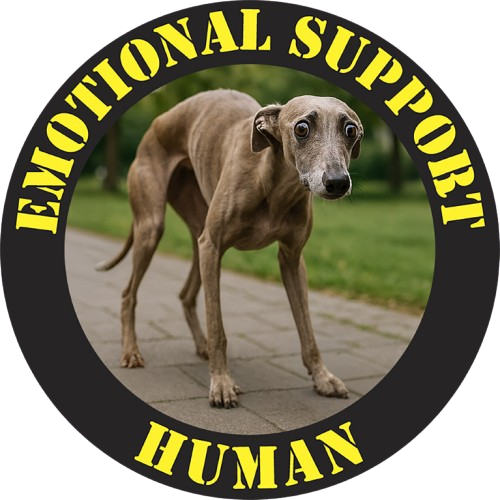 Emotional Support Human T‑Shirt — Funny Dog Support Animal Tee