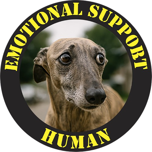 Emotional Support Human T-Shirt — Dog Photo Comfort Tee