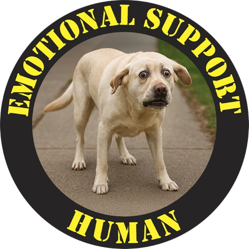 Emotional Support Human T-Shirt — Funny Dog Lover Tee