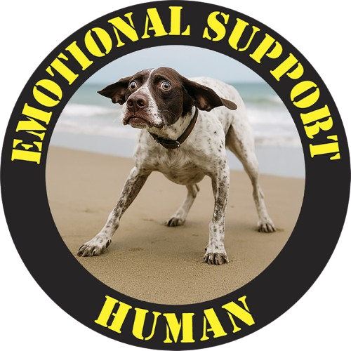 Emotional Support Human T-Shirt — Funny Dog Therapy Tee
