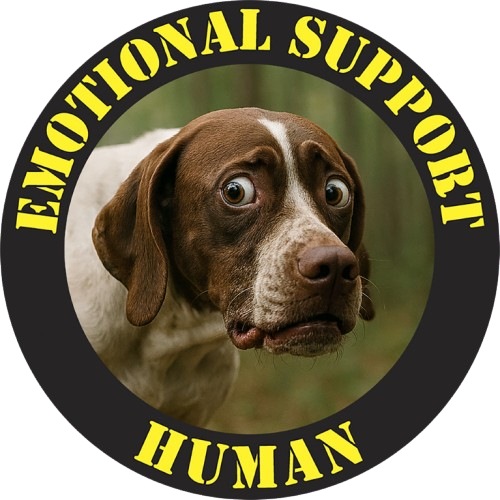 Emotional Support Human T‑Shirt – Cute Springer Spaniel Pet Therapy Tee