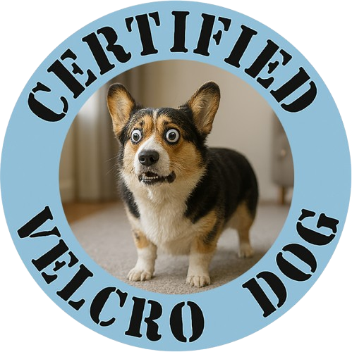 Certified Velcro Dog T-Shirt — Funny Corgi Pet Lover Tee