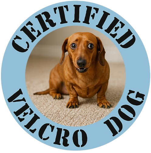 Certified Velcro Dog T-Shirt — Funny Dachshund Pet Lover Tee