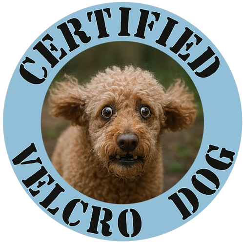 Certified Velcro Dog Tee — Funny Dog Face Graphic T-Shirt