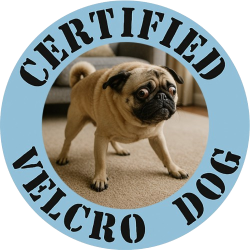 Certified Velcro Dog T-Shirt — Funny Pug Pet Lover Tee
