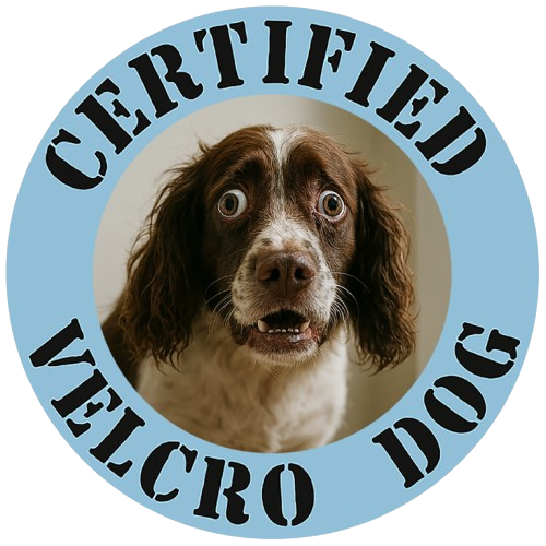 Certified Velcro Dog T-Shirt – Funny Vintage Pet Tee for Dog Lovers