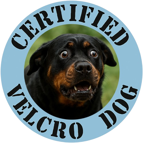 Certified Velcro Dog T‑Shirt — Funny Rottweiler Pet Tee
