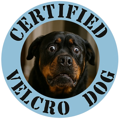 Certified Velcro Dog T-Shirt — Funny Rottweiler Tee for Dog Lovers