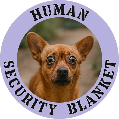 T-Shirt — "Human Security Blanket" Dog Graphic Tee