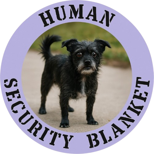 T-Shirt — “Human Security Blanket” Dog Photo Tee