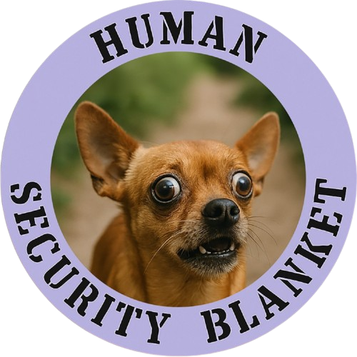 T‑Shirt — "Human Security Blanket" Chihuahua Graphic Tee