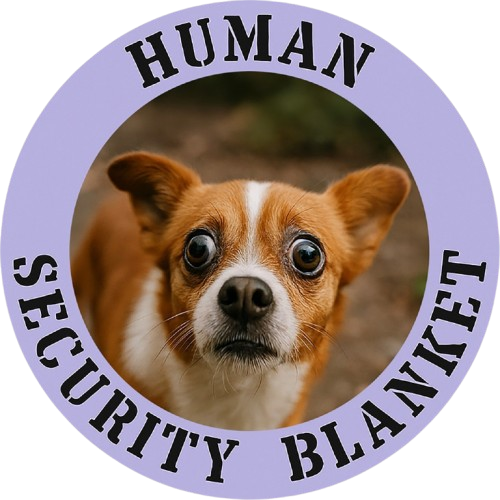 Dog 'Human Security Blanket' T-Shirt — Cute Pet Graphic Tee