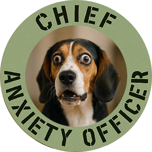 Chief Anxiety Officer T-Shirt — Funny Dog Pet Lover Tee