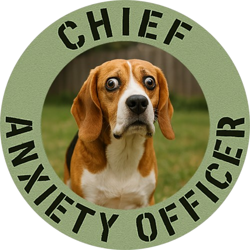 Chief Anxiety Officer Beagle T-Shirt — Funny Dog Lover Tee
