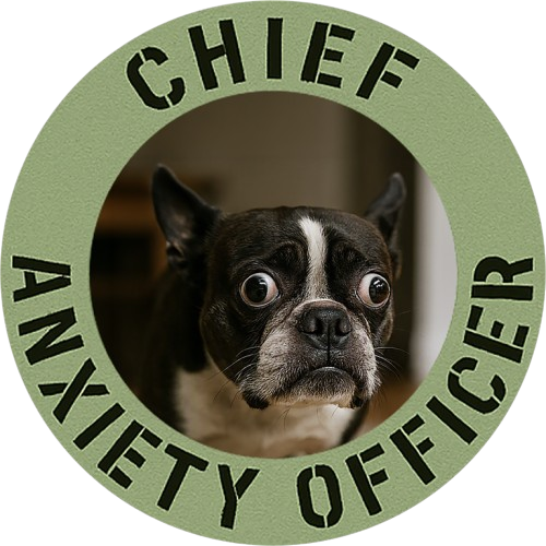 Chief Anxiety Officer Dog T-Shirt — Funny Pet Mom/Dad Tee