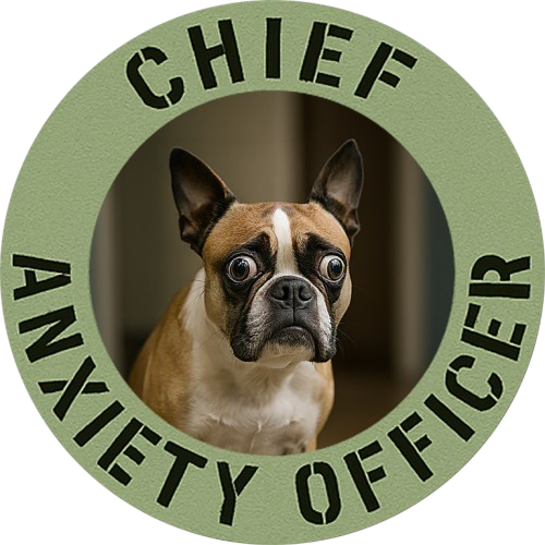 Chief Anxiety Officer T-Shirt - Funny Dog Owner Tee