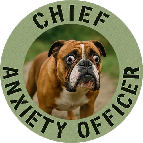 Chief Anxiety Officer T-Shirt — Cute Dog Graphic Tee for Dog Lovers