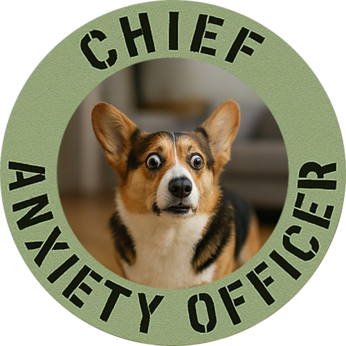 Chief Anxiety Officer Dog T-Shirt — Funny Pet Lover Tee