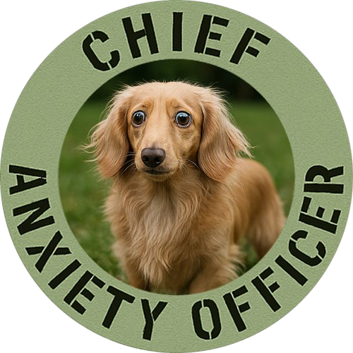 Chief Anxiety Officer T-Shirt — Funny Dog Rescue Tee for Dog Lovers