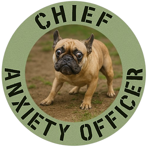 Chief Anxiety Officer T-Shirt — Funny Pug Dog Graphic Tee