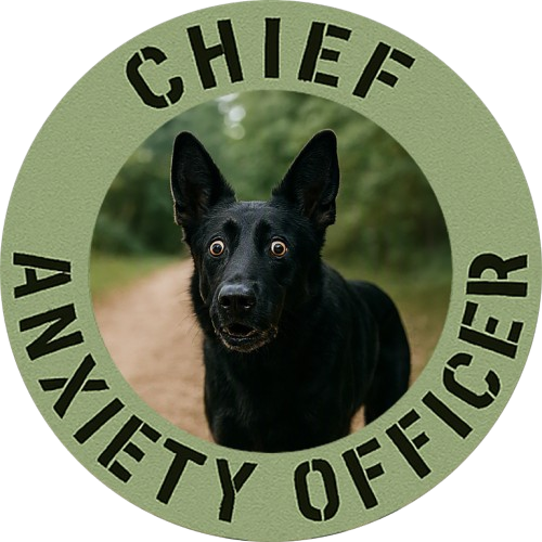 Chief Anxiety Officer T-Shirt — Funny Dog Rescue Pet Lover Tee