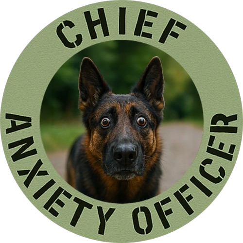 Chief Anxiety Officer Dog T-Shirt — Funny Pet Lover Tee