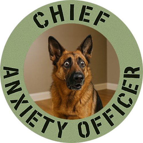 Chief Anxiety Officer T-Shirt — Funny Dog Graphic Tee